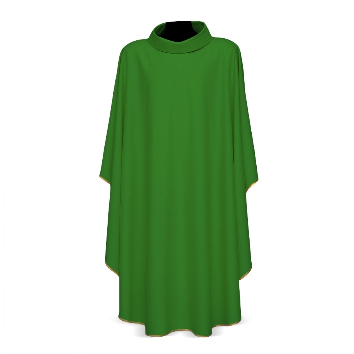Casula in lana, dis. 5506 COLLO ANELLO verde