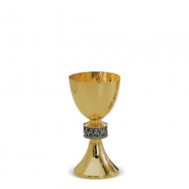 Chalice with Knot LAST SUPPER Design in Brass with Gold Finishing #197