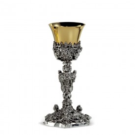 Chalice FUSIONE Design in Brass with Silver Finishing #202
