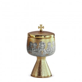 Ciboria CESELLO Design in Brass with Gold and Silver Finishing #211 A