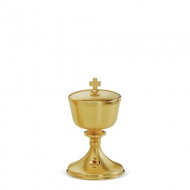 Ciboria in Brass with Gold Finishing #213 A