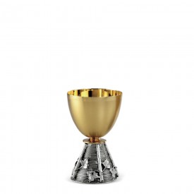 Chalice FUSIONE Design in Brass with Silver Finishing #261
