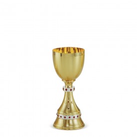 Chalice in Brass with Gold and Silver Finishing #270