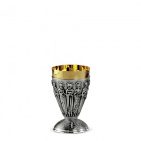 Chalice FUSIONE Design in Brass with Silver Finishing #287