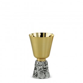 Chalice FUSIONE Design in Brass with Silver Finishing #3088