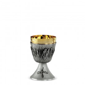 Chalice FUSIONE Design in Brass with Silver Finishing #321