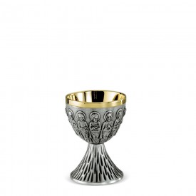 Chalice FUSIONE Design in Brass with Silver Finishing #330