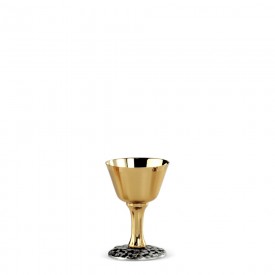 Chalice FUSIONE Design in Brass with Gold and Silver Finishing #340