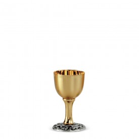 Chalice FUSIONE Design in Brass with Gold and Silver Finishing #341