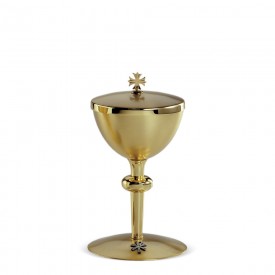 Ciboria in Brass with Gold Finishing #221 A