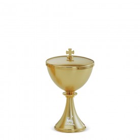 Ciboria in Brass with Gold Finishing #236 A