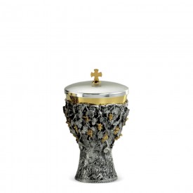 Ciboria FUSIONE Design in Brass with Gold and Silver Finishing #239 A