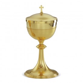 Ciboria in Brass with Gold Finishing #260 A