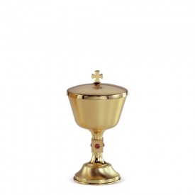 Ciboria in Brass with Gold Finishing #302 A