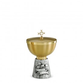 Ciboria FUSIONE Design in Brass with Silver Finishing #3066 A