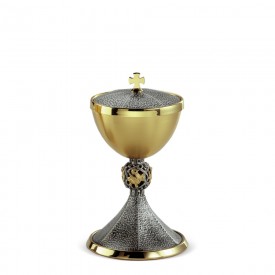 Ciboria CESELLO Design in Brass with Gold and Silver Finishing #309 A