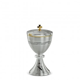 Ciboria CESELLO Design in Brass with Silver Finishing #314 A
