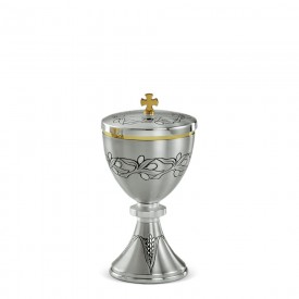 Ciboria CESELLO Design in Brass with Silver Finishing #315 A