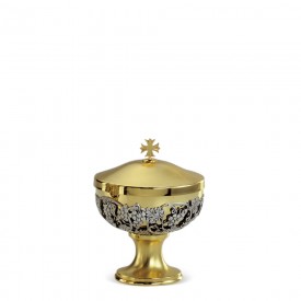 Ciboria FUSIONE Design in Brass with Gold and Silver Finishing #3172 A