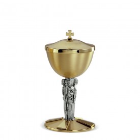 Ciboria FUSIONE Design in Brass with Silver Finishing #328 A