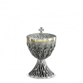 Ciboria FUSIONE Design in Brass with Silver Finishing #330 A