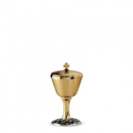 Ciboria FUSIONE Design in Brass with Gold and Silver Finishing #340 A