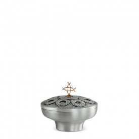 Ciboria CESELLO Design in Brass with Silver Finishing #498/14